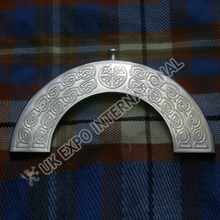 Stainless Steel Celtic knot cantle