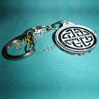 Celtic Knot Double Side Printed Key Chian
