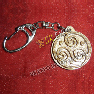 Celtic Knot Wooden Key Chain