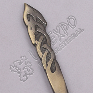 Duck Brass Antique Kilt Pin