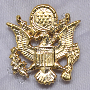 Eagel Gold Civil War Metal Badge
