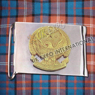 Gold Metal Badge with SS Buckle