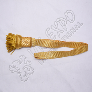 Golden Braid Sword Knots With Golden fringes
