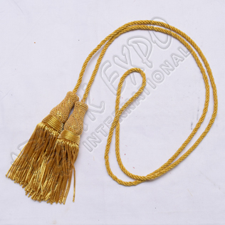 Gold Bullion Tessels with Cord