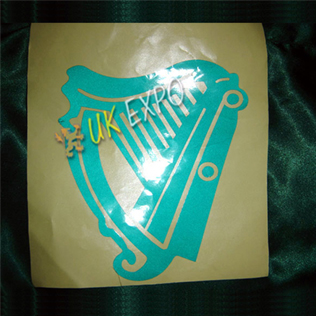 Harp Reflected Sticker