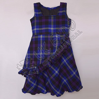 Heritage Of Scotland Tartan Sleeve less Stylish Full Skirt For 4 Year Old