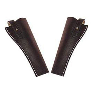 Leather pistol holsters