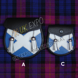 Leather Scottish Sporrans for Child and Baby Sporran