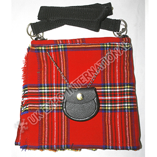 Modern Royal Stewart tartan Ladies Kilt Bag