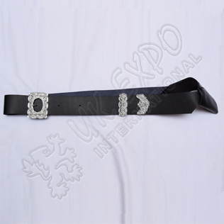 Piper Belt with Black Leather