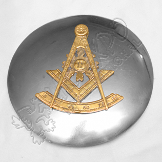 Masonic Badge With Plaid Brooch