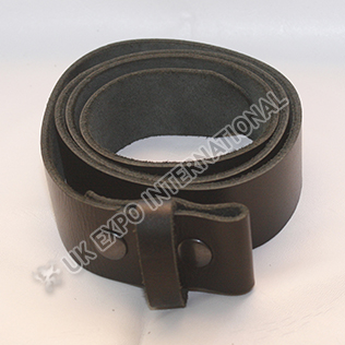 Real leather Belt with snaps 1.5 inches wide