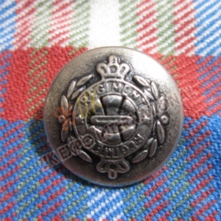 Regmental Crown Antique Buttons