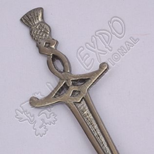 Scotland Sword Shiny Antique Kilt pin