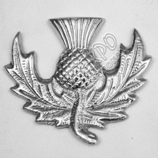 Scotthish Thistle Metal Badge