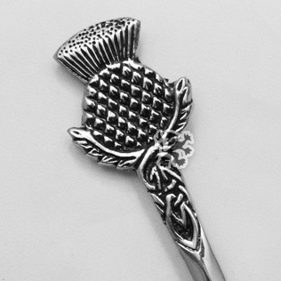 Scottish & Celtic Kilt Pin with Black Color Filling
