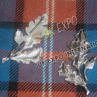 Scottish Flower Metal Badge