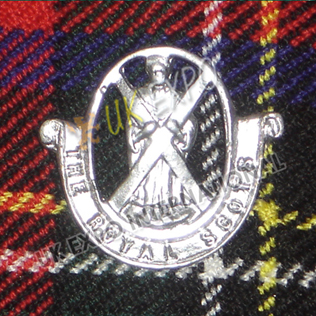 The Royal Scots Metal Badge