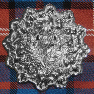 Thistle Badge with Trim