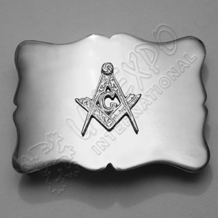 Wavey Masonic Buckle